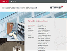Tablet Screenshot of etavis.ch